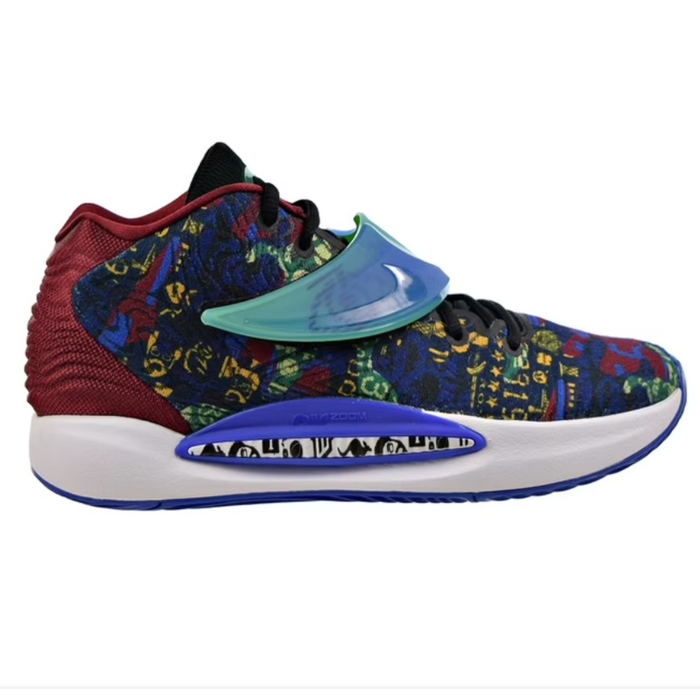 Men's Nike KD 14 NRG Ron English 2 Ky-D Sapphire/Melon Tint (DC9382 500) 10.5